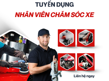 TUYỂN NHÂN VIÊN CHĂM SÓC XE